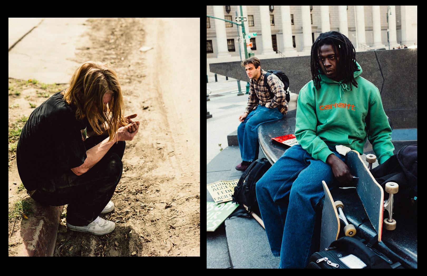 LEFT: Willow Voges Fernandes/ RIGHT: Ebou Sanyang