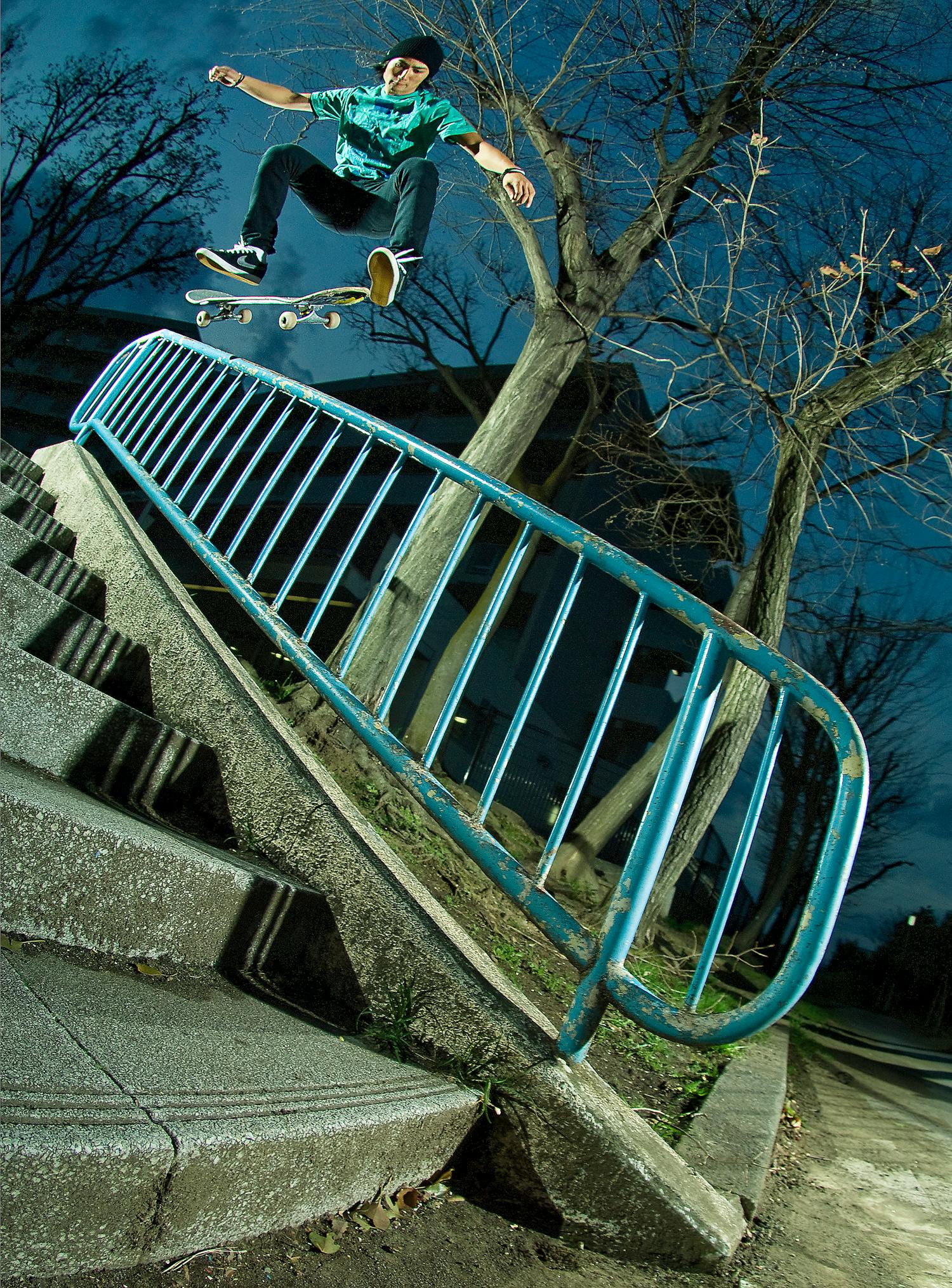 HIROYUKI MATUSO, KICKFLIP BACKSIDE 50-50 GRIND, SAITAMA