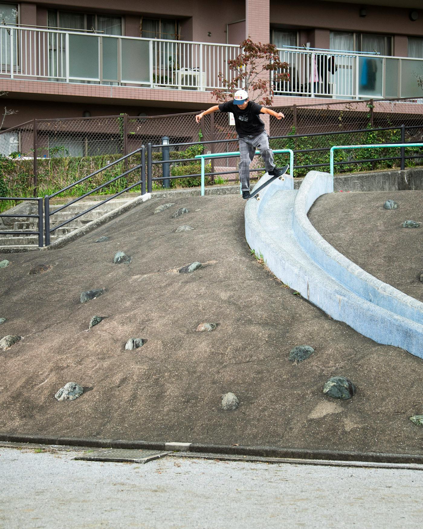Shintaro Hognto/ frontside tailslide transfer, Yokosuke 2024