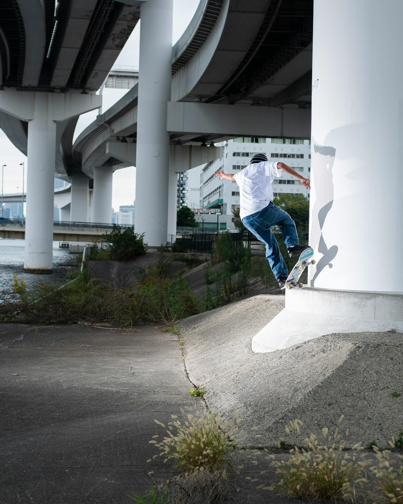 Shintaro Hongo/ frontside nosegrind, Tokyo 2024