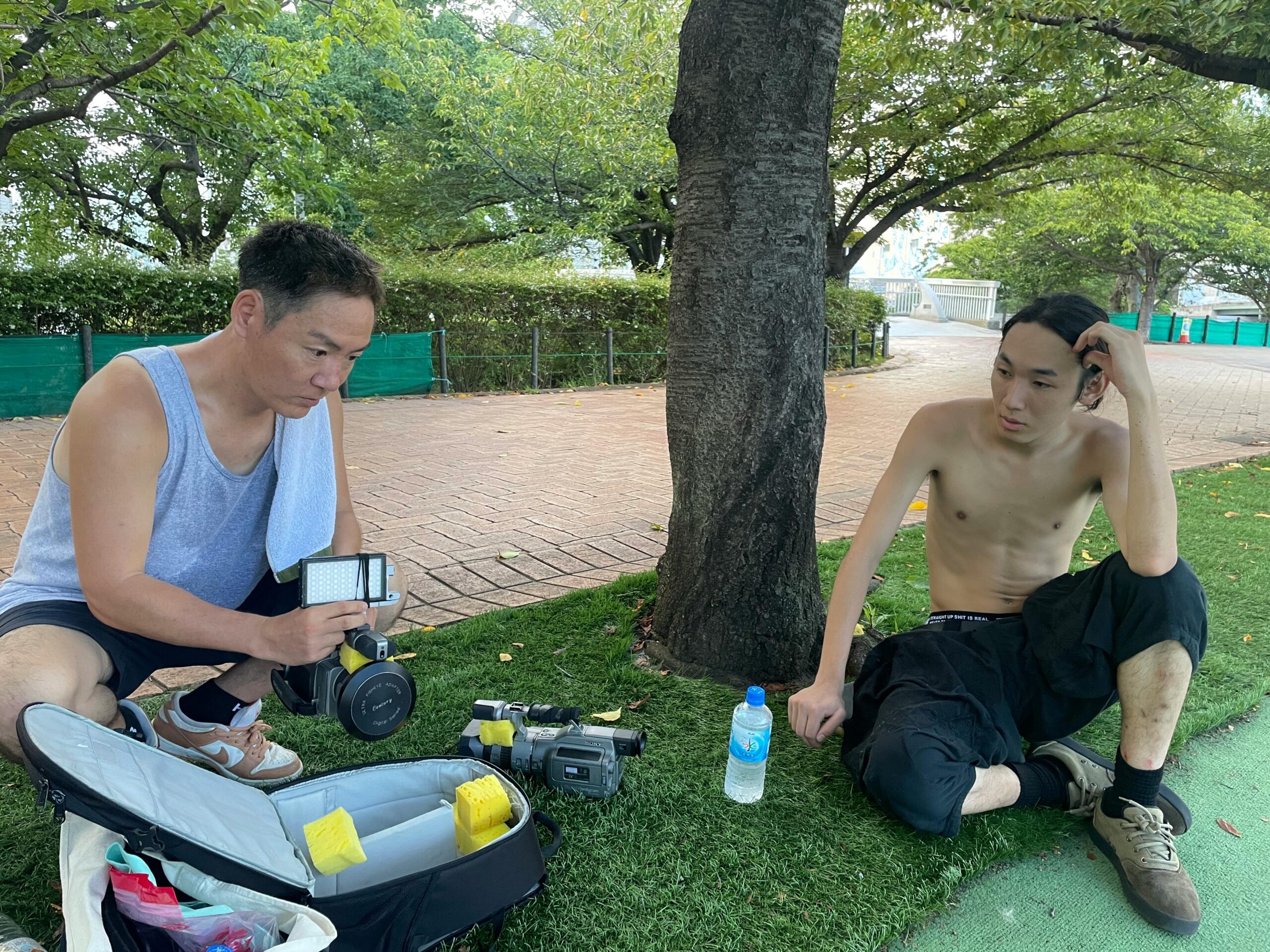 With the boss Habuchin and Toa.