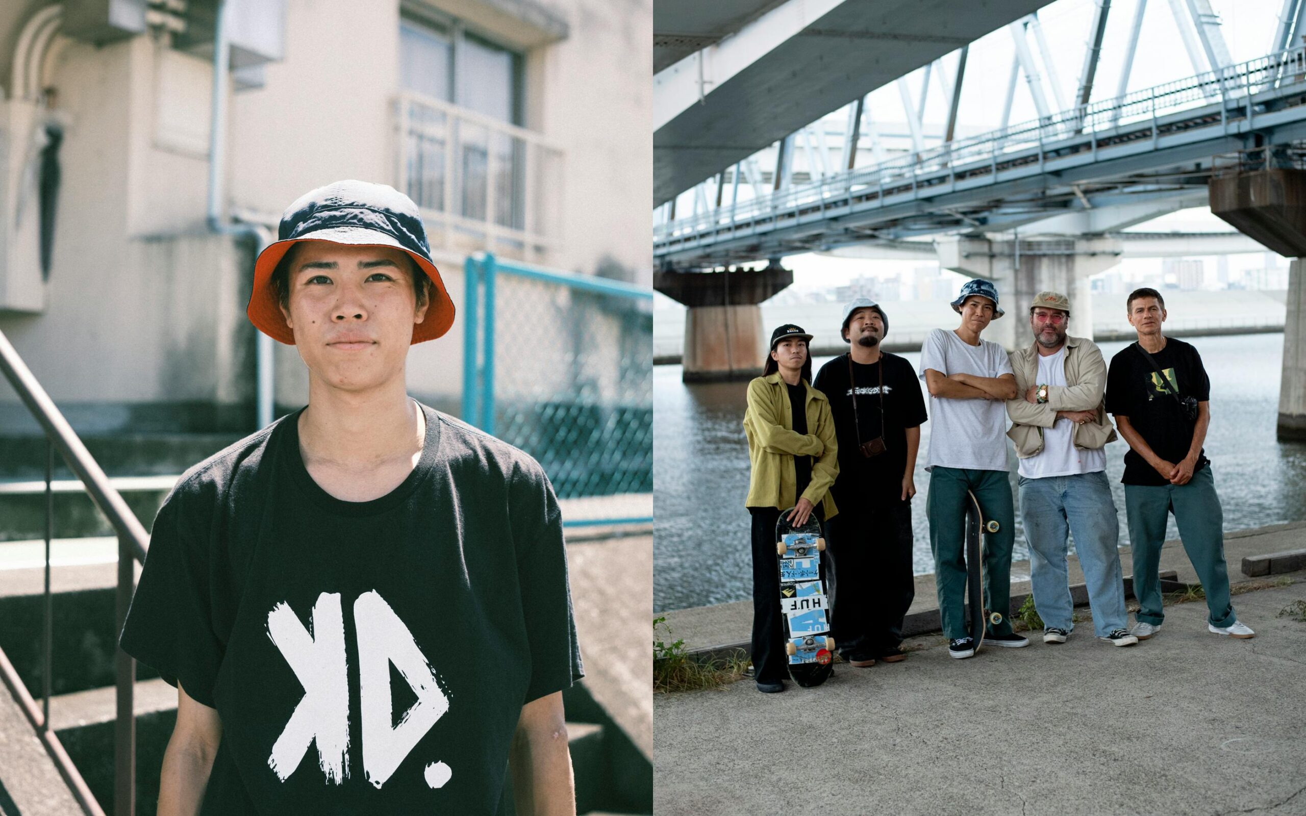 Portrait in Shiga / Group shot in Tokyo: Random session with Toki Kakitani, Momijiman, Ando Nesia, Chico Brenes.