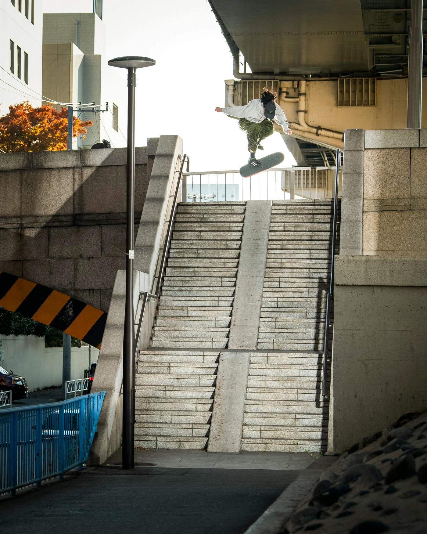 Kotora Mitani treflip into bank
