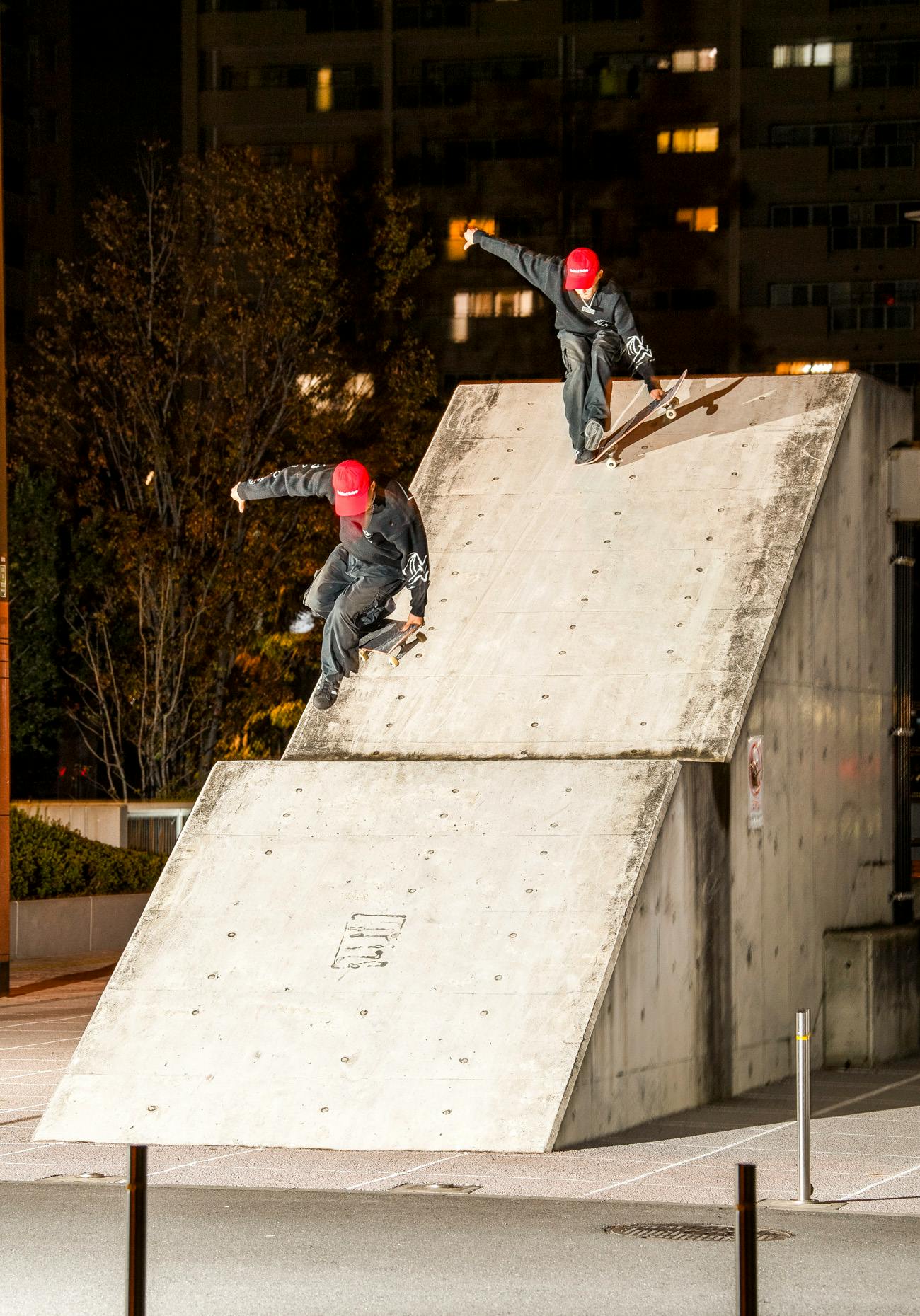 Kento Yoshioka, one foot booger down backside boneless