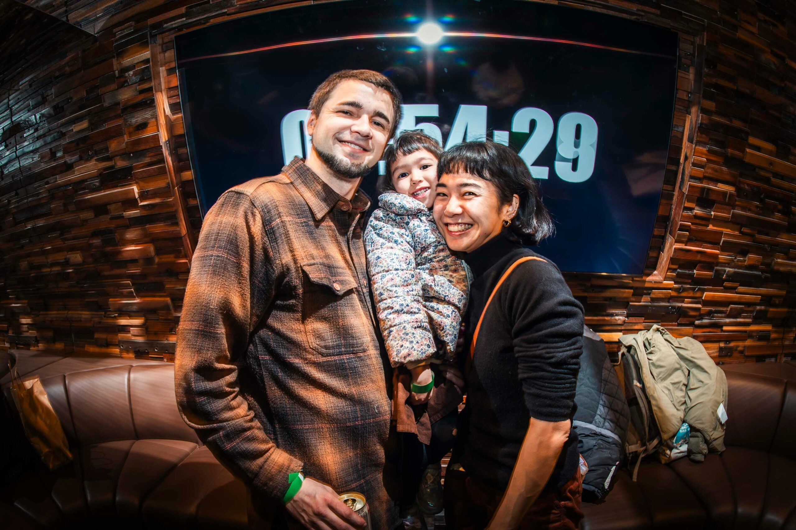 The family in premiere.