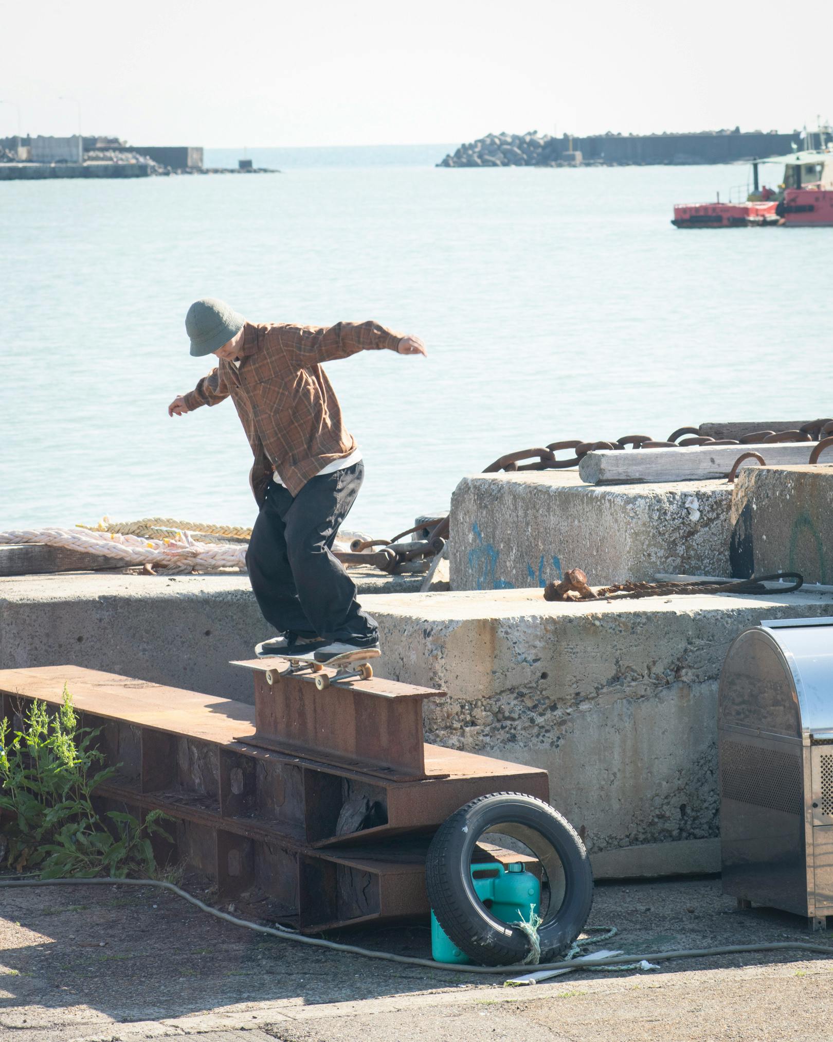 Shinnosuke Michiue, backside 50-50