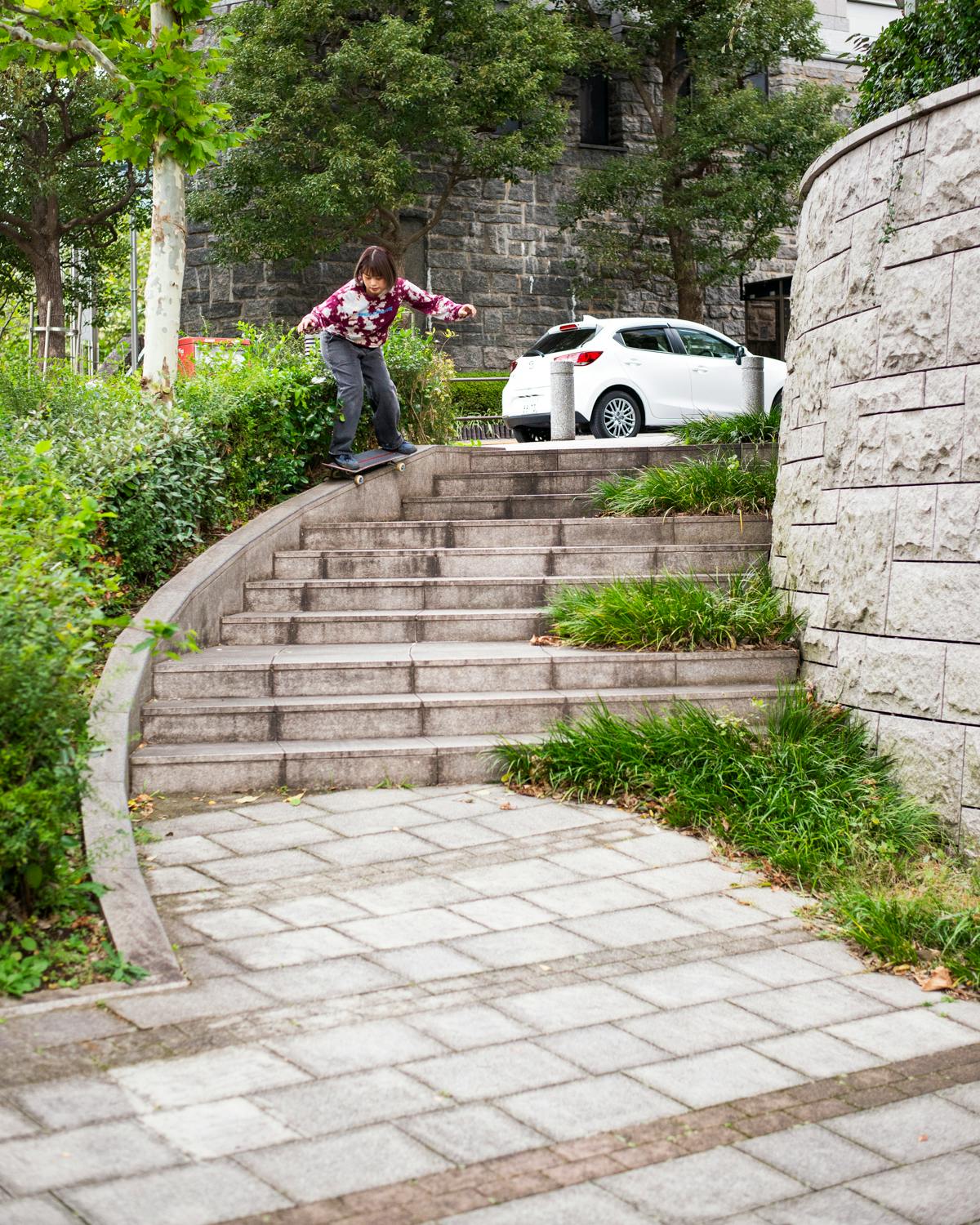 slappy backside 50-50, Tokyo