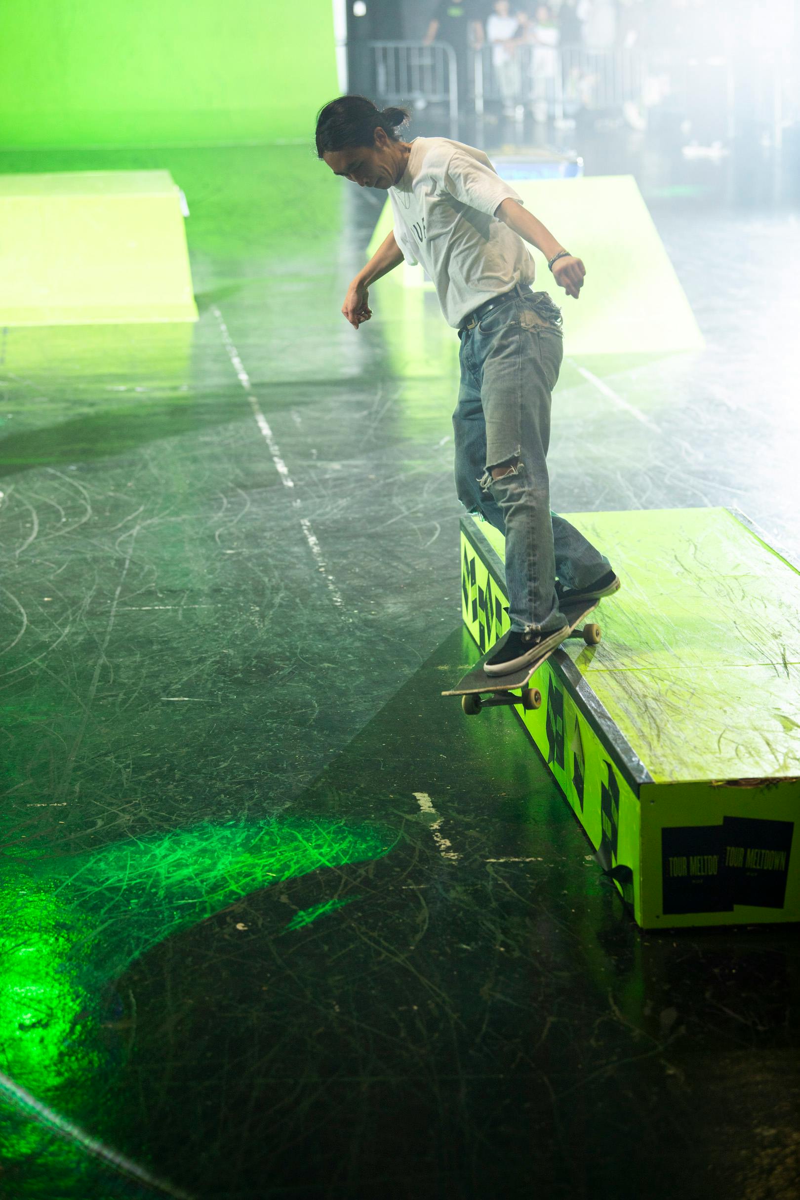 Back smith...before kickflip out.