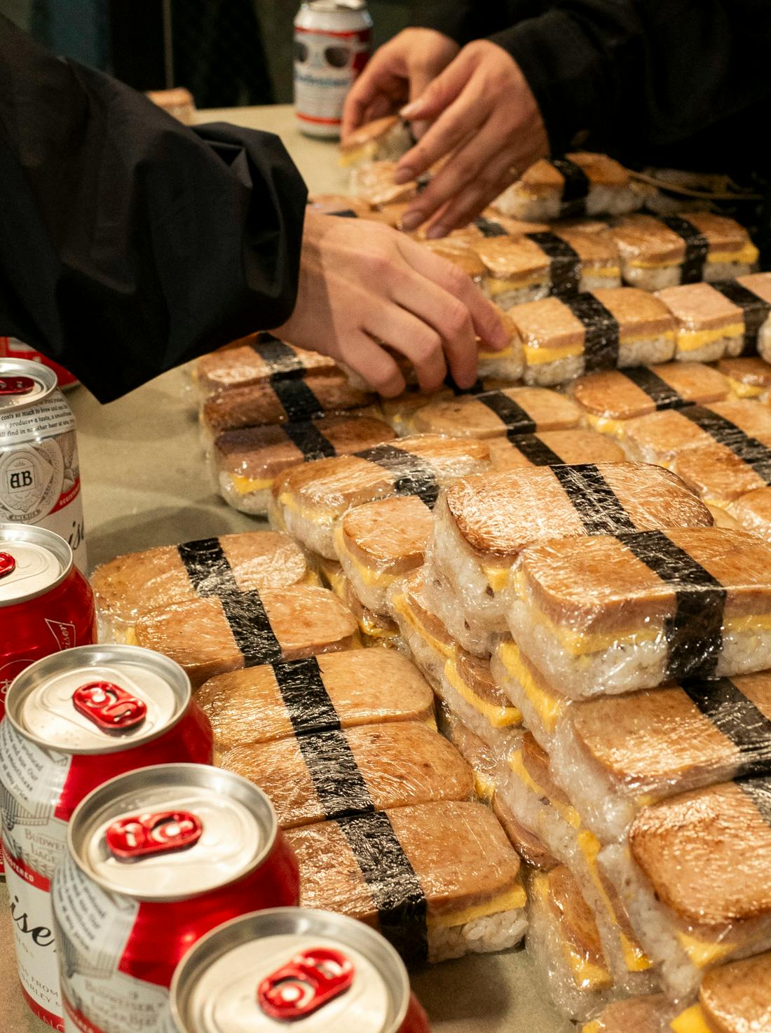 Free Spam musubi for you.