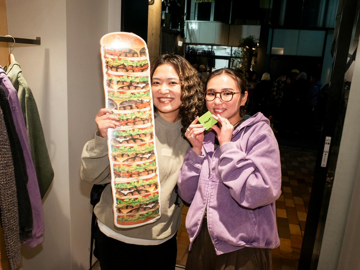 She got Burger board!! Great choice!!