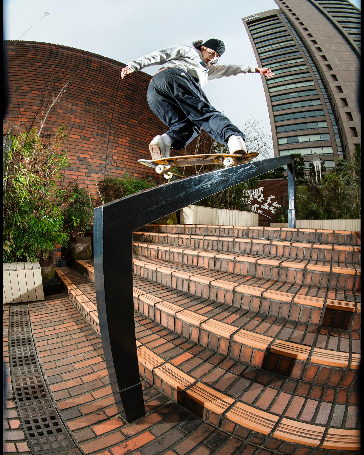 Backside 180 nosegrind, Tokyo 2024 