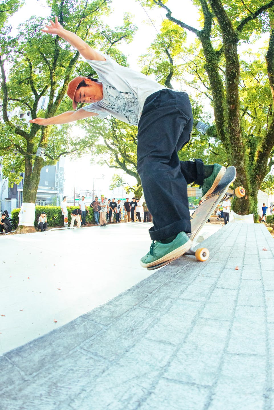 Takumi Wada, backside nose grind