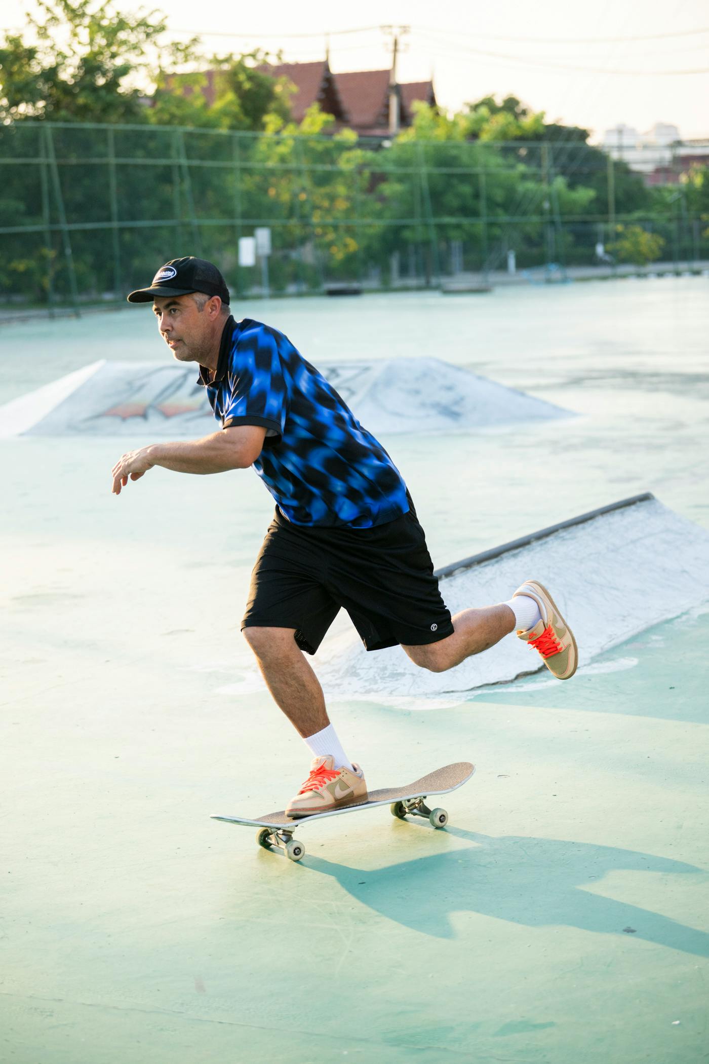 Day 2 of the release event. A session with local skaters in "RK69 DIY park" .
