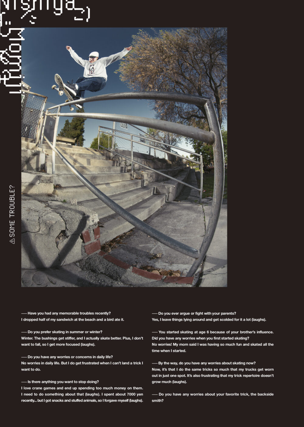 Pancake Skateboard Magazine issue#２ 80ページ